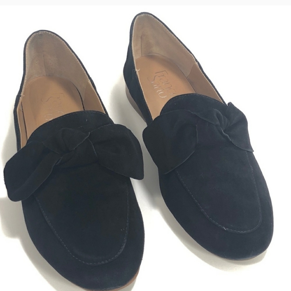 Franco Sarto Suede Flats/Loafers with Bow